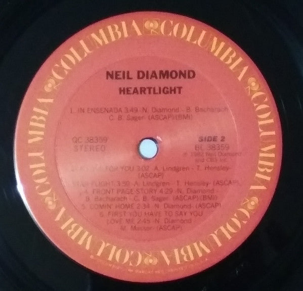 Neil Diamond : Heartlight (LP, Album)