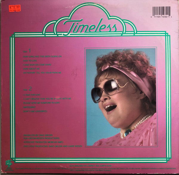 Diane Schuur : Timeless (LP, Album, Promo)