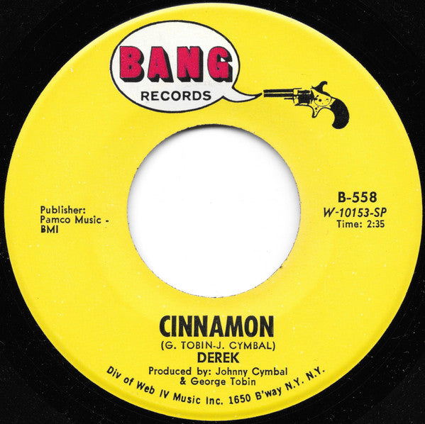 Derek (3) : Cinnamon / This Is My Story (7", Spe)