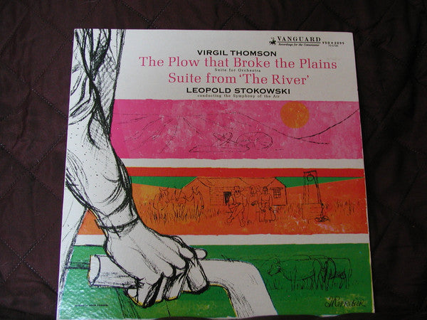 Virgil Thomson / Symphony Of The Air / Leopold Stokowski : The Plow That Broke The Plains / Suite From 'The River' (LP, Album, RE)