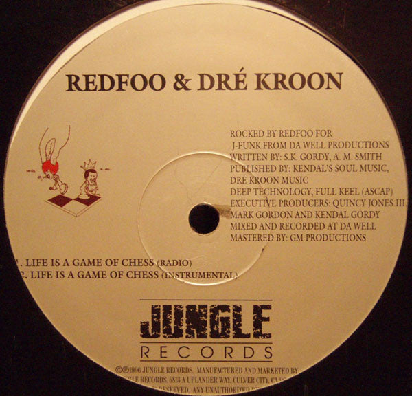 Red Foo & Dre' Kroon : Life Is A Game Of Chess "The Remix" (12")