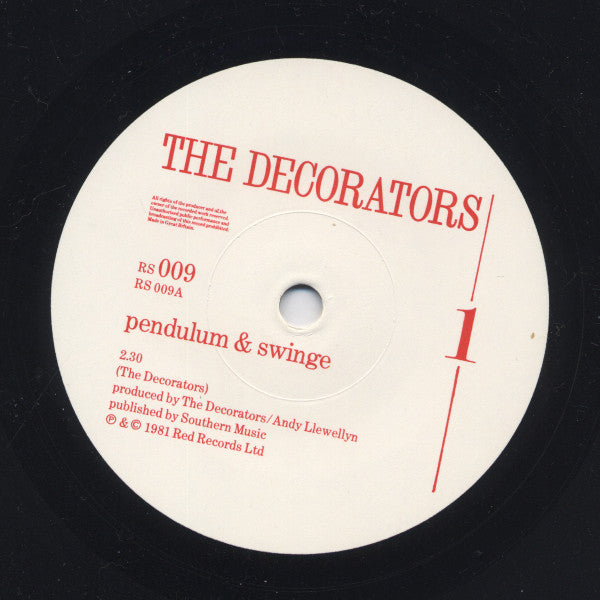 The Decorators : Pendulum & Swinge (7")