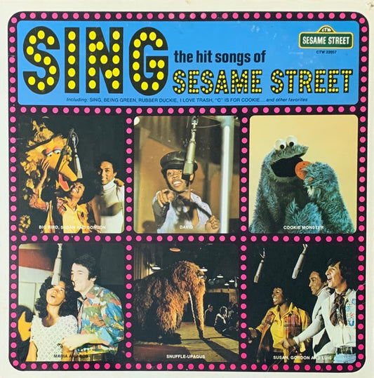 Sesame Street : Sing The Hit Songs Of Sesame Street (LP, Comp, Pit)