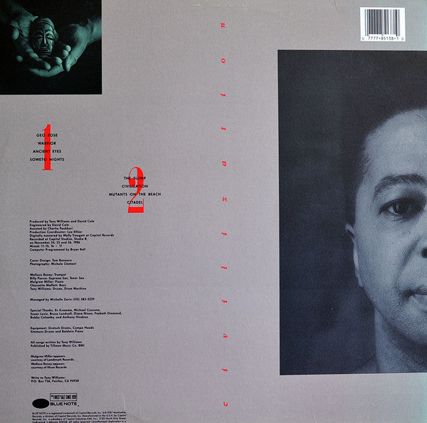 Tony Williams* : Civilization (LP, Album, Promo, DMM)