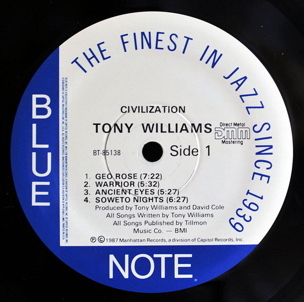 Tony Williams* : Civilization (LP, Album, Promo, DMM)