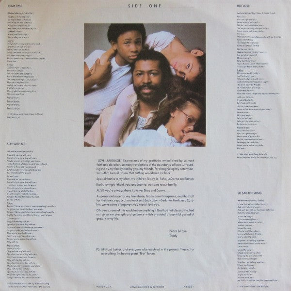 Teddy Pendergrass : Love Language (LP, Album)