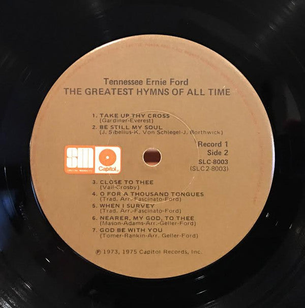 Tennessee Ernie Ford : Tennessee Ernie Ford Sings The Greatest Hymns Of All Time (3xLP, Comp)