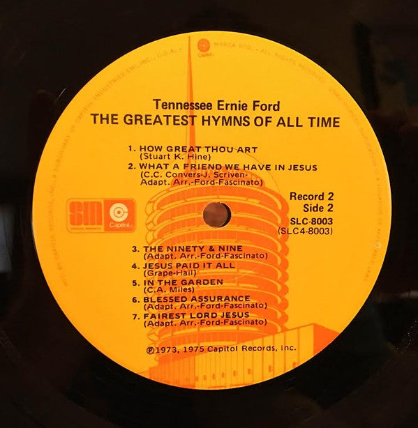Tennessee Ernie Ford : Tennessee Ernie Ford Sings The Greatest Hymns Of All Time (3xLP, Comp)
