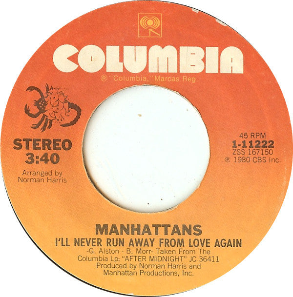 Manhattans : Shining Star (7", Styrene, Ter)