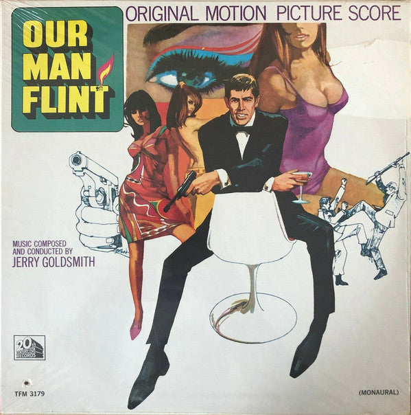 Jerry Goldsmith : Our Man Flint (Original Motion Picture Score) (LP, Album, Mono)