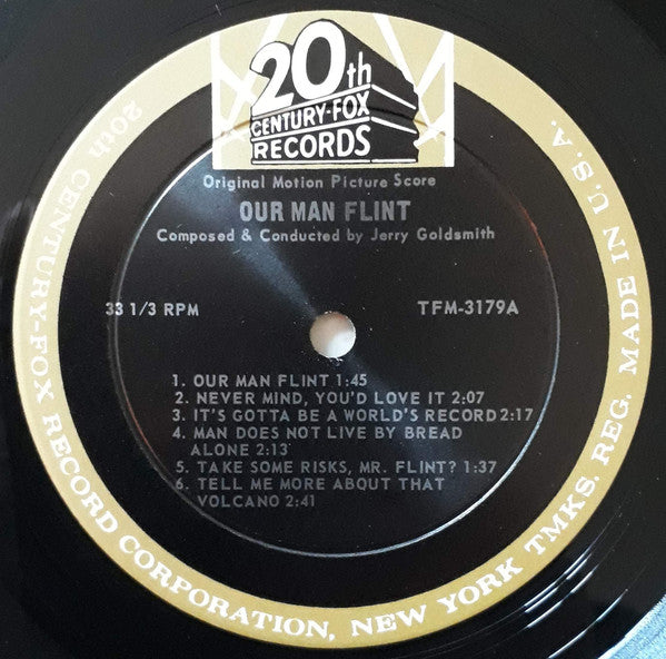 Jerry Goldsmith : Our Man Flint (Original Motion Picture Score) (LP, Album, Mono)