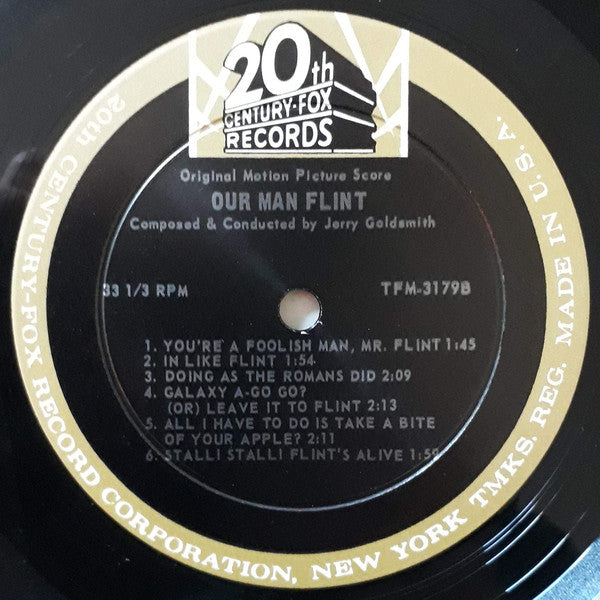 Jerry Goldsmith : Our Man Flint (Original Motion Picture Score) (LP, Album, Mono)