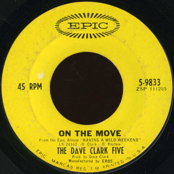 The Dave Clark Five : Catch Us If You Can (7", Single, Styrene)