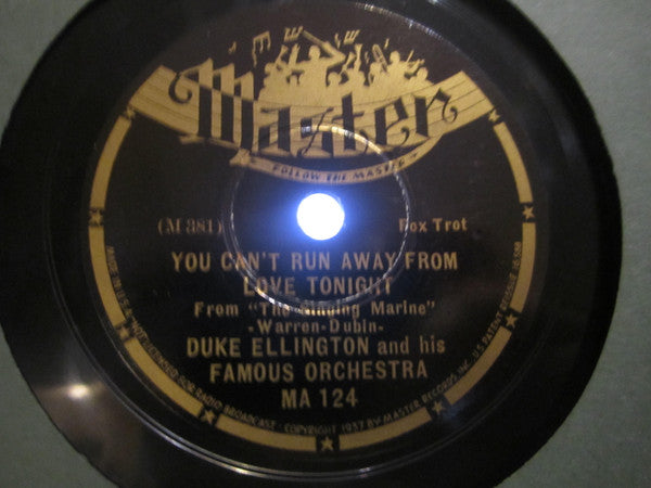 Duke Ellington And His Orchestra : You Can't Run Away From Love Tonight / The Lady Who Couldn't Be Kissed (Shellac, 10")