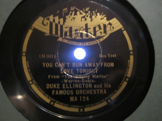 Duke Ellington And His Orchestra : You Can't Run Away From Love Tonight / The Lady Who Couldn't Be Kissed (Shellac, 10")
