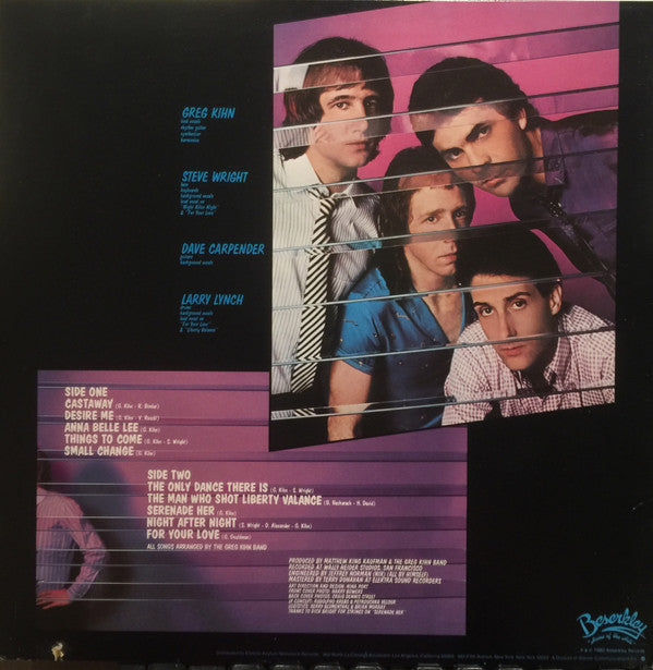 Greg Kihn Band : Glass House Rock (LP, Album, All)