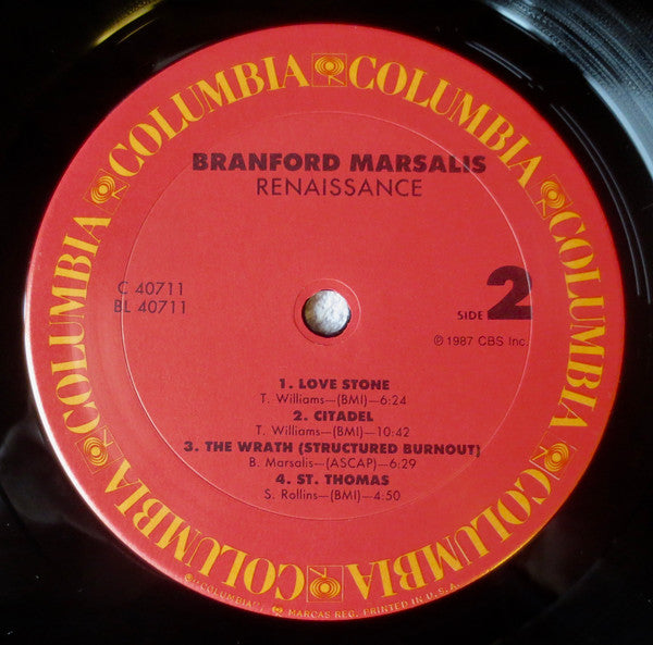 Branford Marsalis : Renaissance (LP, Album)