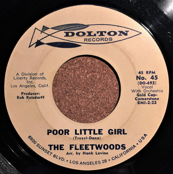 The Fleetwoods : (He's) The Great Impostor (7", Single)