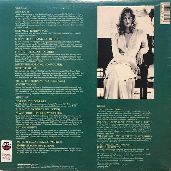 Cybill Shepherd : Cybill Does It... ...To Cole Porter (LP, Album)
