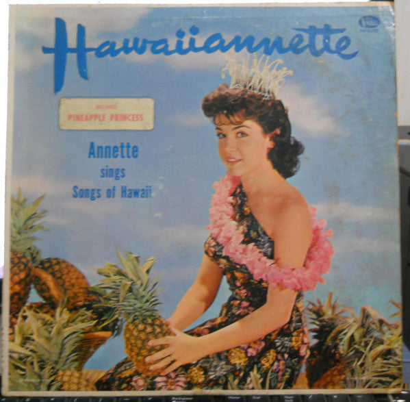 Annette (7) : Hawaiiannette - Annette Sings Songs Of Hawaii (LP, Album, Mono)
