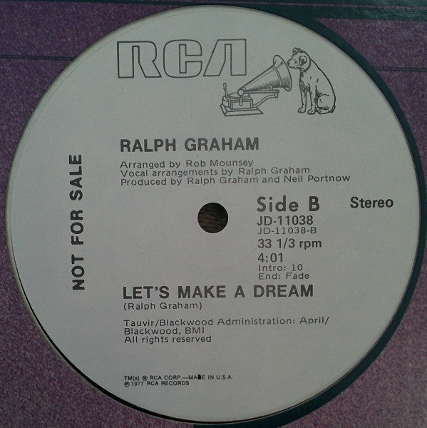 Ralph Graham : What Am I To Do (12", Promo)