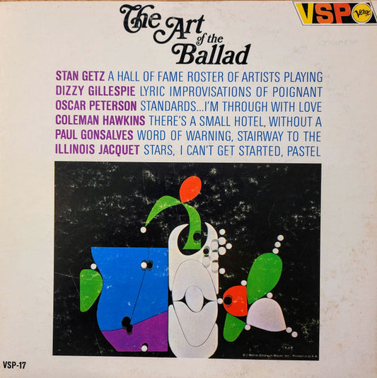 Various : The Art Of The Ballad (LP, Comp, Mono)
