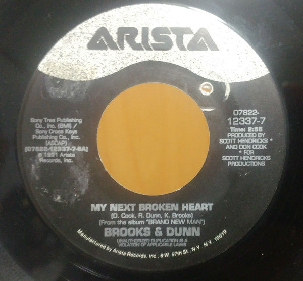 Brooks & Dunn : My Next Broken Heart / Boot Scootin' Boogie (7", Single)