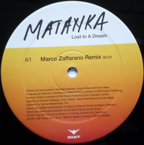 Matanka : Lost In A Dream (12")