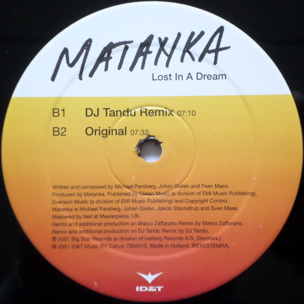 Matanka : Lost In A Dream (12")