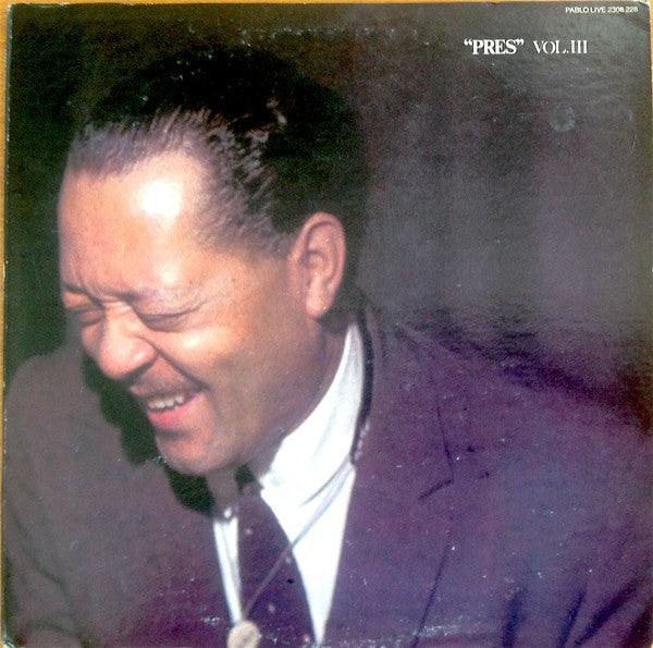 Lester Young : "Pres" Vol. III (LP, Album, Mono, RM)