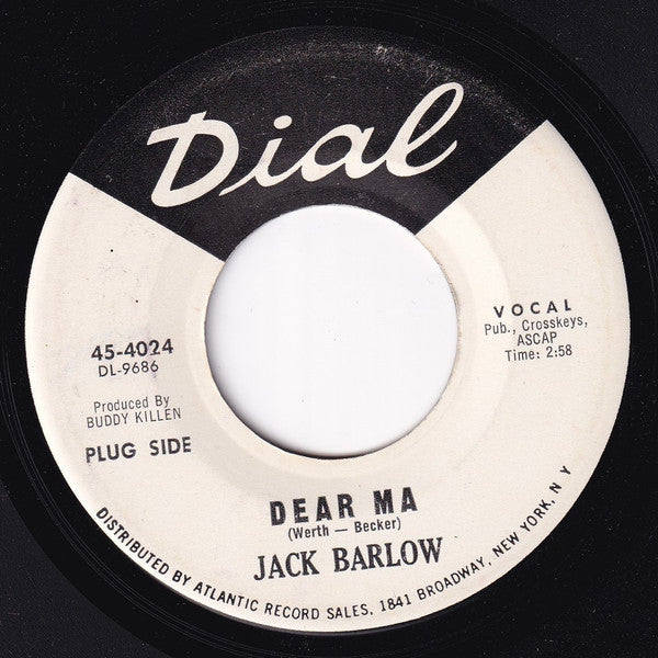 Jack Barlow : Dear Ma (7", Single, Promo)