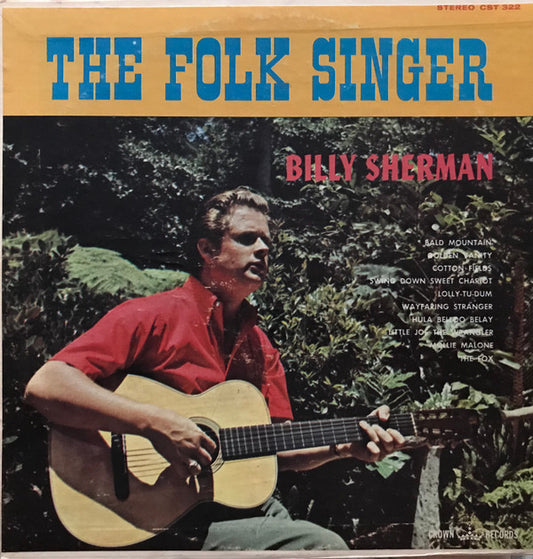 Billy Sherman (2) : The Folk Singer (LP)