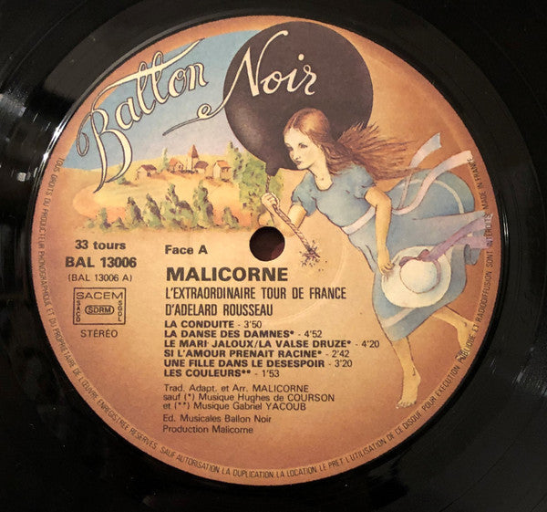 Malicorne : L'extraordinaire Tour De France D'Adélard Rousseau, Dit Nivernais La Clef Des Cœurs, Compagnon Charpentier Du Devoir (LP, Album, RE, Gat)