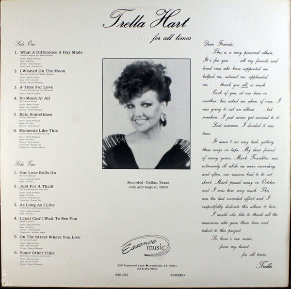 Trella Hart : .... For All Times (LP)