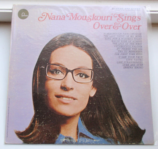 Nana Mouskouri With Les Athéniens : Nana Mouskouri Sings Over & Over (LP, Album)