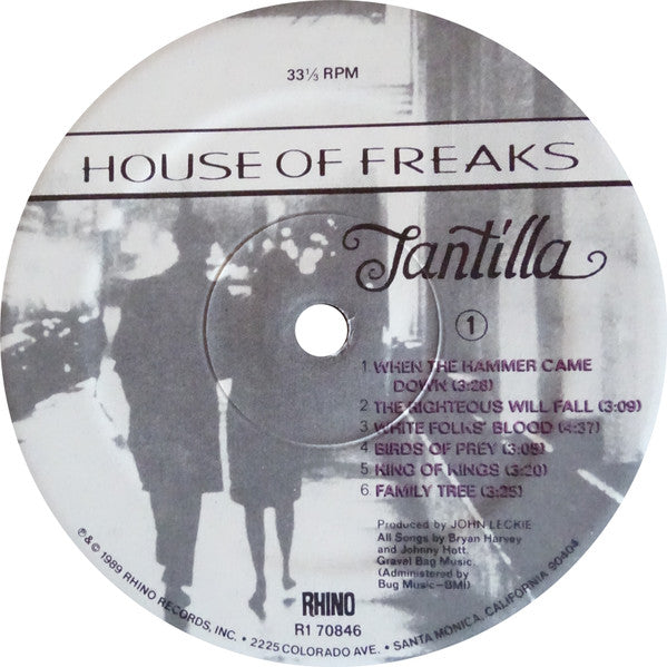 House Of Freaks : Tantilla (LP, Album, Spe)