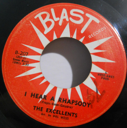 The Excellents : I Hear A Rhapsody / Why Did You Laugh (7", Single)