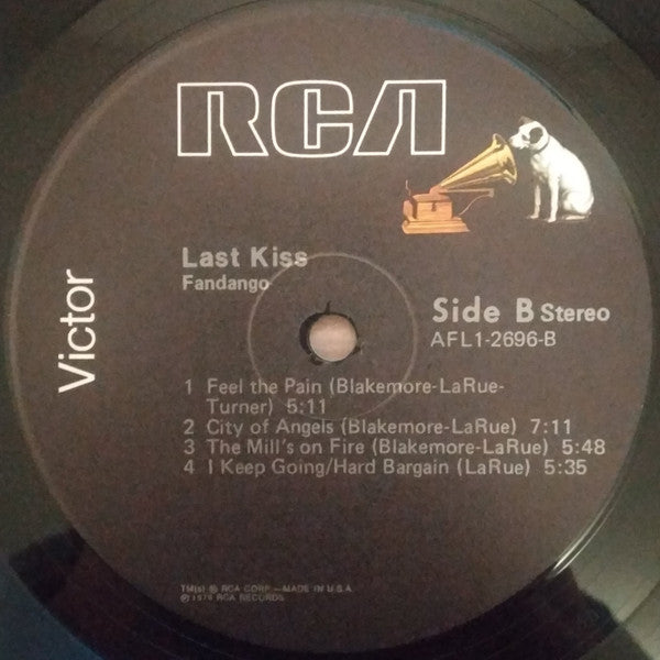 Fandango (6) : Last Kiss (LP, Album)