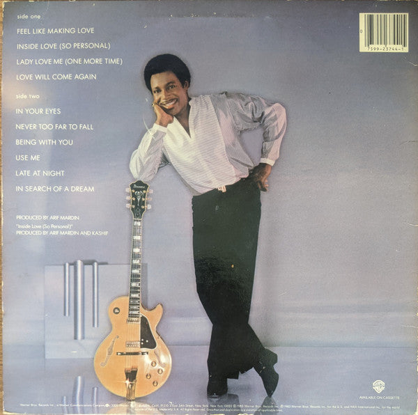 George Benson : In Your Eyes (LP, Album, Win)