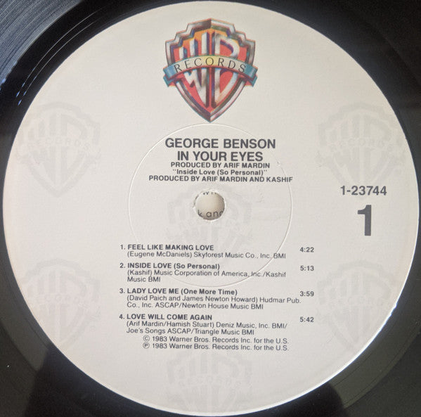 George Benson : In Your Eyes (LP, Album, Win)