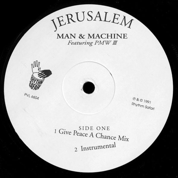 Man & Machine Featuring PMW III : Jerusalem (12")
