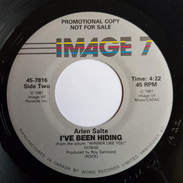 Arlen Salte : A Winner Like You / I've Been Hiding (7", Promo)