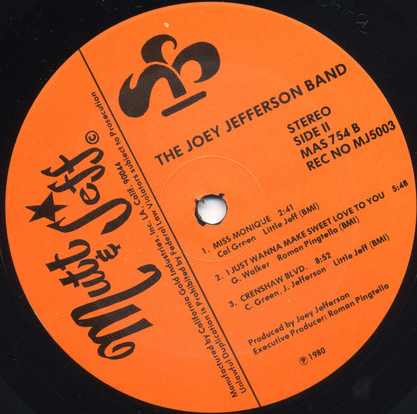 The Joey Jefferson Band* : Crenshaw Boulevard (LP)