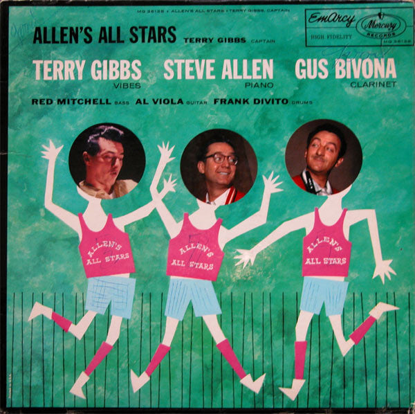 Allen's All Stars, Terry Gibbs, Steve Allen (3), Gus Bivona : Terry Gibbs, Captain (LP, Album, Mono)