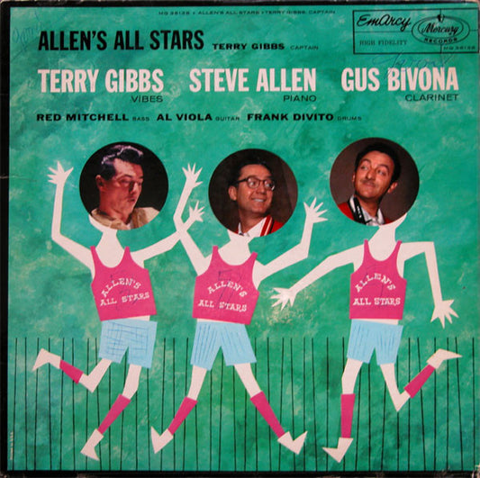 Allen's All Stars, Terry Gibbs, Steve Allen (3), Gus Bivona : Terry Gibbs, Captain (LP, Album, Mono)
