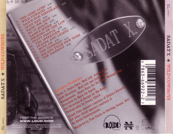 Sadat X : Wild Cowboys (CD, Album)