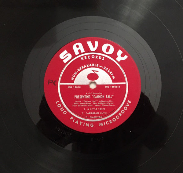 Julian "Cannon Ball" Adderley* : Presenting "Cannon Ball" (LP, Album, Mono)