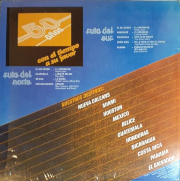 Various : TACA - 50 Años Con El Tiempo A Su Favor (LP, Comp, Tra)