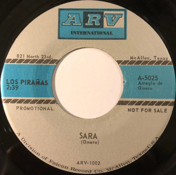 Los Pirañas (3) : Apolonia En California / Sara (7", Promo)