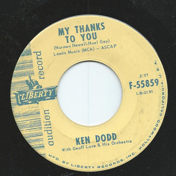 Ken Dodd ,With Geoff Love & His Orchestra : The River (7", Promo)